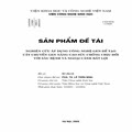 Nghiên cứu áp dụng công nghệ gen để tạo cây chuyển gen nâng cao sức chống chịu đối với sâu bệnh và ngoại cảnh bất lợi- Phụ lục: Các sản phẩm của đề tài