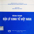 Giáo trình địa lý kinh tế Việt Nam