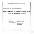 Định hướng chính sách tiền tệ giai đoạn 1996-2000