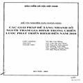 Các giải pháp để tăng nhanh số người tham gia BHXH trong chiến lược phát triển BHXH đến năm 2010