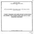 Đề tài nhánh: Thực trạng và giải pháp bảo đảm an ninh tài chính đối với khu vực doanh nghiệp