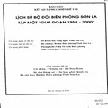 Lịch sử Bộ đội Biên phòng Sơn La, tập 1, giai đoạn 1959-2000