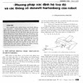 Phương pháp xác định hệ tọa độ và các thông số  denavit - hartenberg của robot