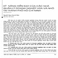 Kỹ năng diễn đạt của các nhà quản lý doanh nghiệp vừa và nhỏ tại thành phố Hồ Chí Minh