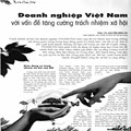 	Doanh nghiệp Việt Nam với vấn đề tăng cường trách nhiệm xã hội
