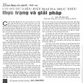 	Cơ sở dữ liệu đất đai đa mục tiêu thực trạng và giải pháp
