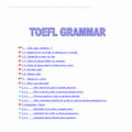 Toefl grammar