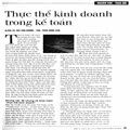 Thực thể kinh doanh trong kế toán