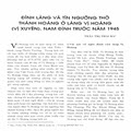 Đình làng và tín ngưỡng thờ Thành Hoàng ở làng Vị Hoàng (Vị Xuyên), Nam Định trước năm 1945