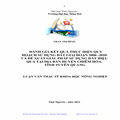 Đánh giá kết quả thực hiệu quy hoạch sử dụng đất giai đoạn 2006-2010 và đề xuất giải pháp sử dụng đất hiệu quả tại địa bàn huyện Chiêm Hóa, tỉnh Tuyên Quang