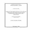 Nghiên cứu đặc điểm lâm sàng và cận lâm sàng bệnh nhân thalassemia trưởng thành tại Bệnh viện Đa khoa Trung ương Thái Nguyên