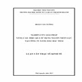 Nghiên cứu giải pháp nâng cao hiệu quả sử dụng nguồn nhân lực tại Công ty Xăng dầu Bắc Thái