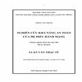 Nghiên cứu khả năng an toàn của hệ điều hành mạng