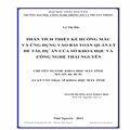 Phân tích thiết kế hướng mẫu và ứng dụng vào bài toán quản lý đề tài, dự án của sở khoa học và công nghệ Thái Nguyên