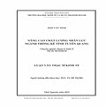 Nâng cao chất lượng nhân lực ngành thống kê tỉnh Tuyên Quang