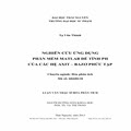 Nghiên cứu ứng dụng phần mềm matlab để tính PH của các hệ axit-bazơ phức tạp