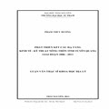 Phát triển kết cấu hạ tầng kinh tế - kỹ thuật nông thôn tỉnh Tuyên Quang giai đoạn 2006-2011