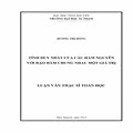 Tính duy nhất của các hàm nguyên với đạo hàm chung nhau một giá trị