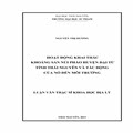 Hoạt động khai thác khoáng sản Núi Pháo huyện Đại Từ tỉnh Thái Nguyên và tác động của nó đến môi trường