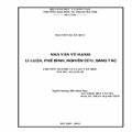 	Nhà văn Vũ Hạnh: Lí luận, phê bình, nghiên cứu, sáng tác