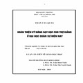 	Hoàn thiện kỹ năng dạy học cho trợ giảng ở đại học quân sự hiện nay