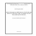 Phân tích khung thép phẳng có xét đến độ mềm của liên kết, chịu tải trọng ngang thay đổi lặp có chu kỳ