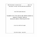 	Nghiên cứu ứng dụng hệ thống định vị trong vi phẫu thuật dị dạng động tĩnh mạch não