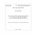 Quản lý nhà nước theo hướng đảm bảo sự tự chủ, tự chịu trách nhiệm của các trường đại học ở Việt Nam