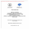 Pháp luật chống định giá lạm dụng của EU, Hoa Kỳ, Việt Nam – So sánh và kinh nghiệm áp dụng cho Việt Nam