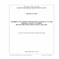 Nghiên cứu phân tích hàm lượng P và Mn trong Gang và Thép bằng phương pháp trắc quang