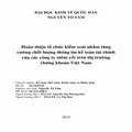 Hoàn thiện tổ chức kiểm soát nhằm tăng cường chất lượng thông tin kế toán tài chính của các công ty niêm yết trên thị trường chứng khoán Việt Nam