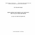 Bong bóng bất động sản nhà đất để ở tại TP. Hồ Chí Minh