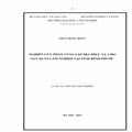 Nghiên cứu phân vùng lập địa phục vụ cho sản xuất lâm nghiệp tại tỉnh Bình Phước