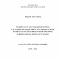 Nghiên cứu giá trị dinh dưỡng của một số loại thức ăn trong chăn nuôi gà Sao giai đoạn sinh trưởng ở Đồng bằng Sông Cửu Long