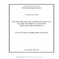 Xây dựng bộ tiêu chuẩn đánh giá năng lực dạy học tích hợp của giáo viên trong dạy học sinh học 10