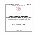 Nghiên cứu một số triệu chứng, bệnh đường hô hấp và môi trường lao động của công nhân thi công cầu Nhật Tân