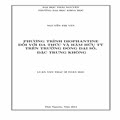 Phương trình Diophantine đối với đa thức và hàm hữu tỷ trên trường sóng đại số, đặc trưng không