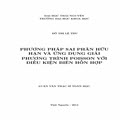 Phương pháp sai phân hữu hạn và ứng dụng giải phương trình poisson với điều kiện biên hỗn hợp