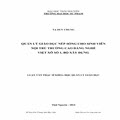 Quản lý giáo dục nếp sống cho sinh viên nội trú trường Cao đẳng nghề Việt Xô số 1, Bộ Xây dựng