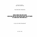 Đảng Cộng sản Việt Nam lãnh đạo bảo vệ chủ quyền biển, đảo tổ quốc từ năm 2001 đến năm 2011