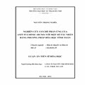 Nghiên cứu cơ chế phản ứng của axit fulminic (HCNO) với một số tác nhân bằng phương pháp hóa học tính toán