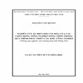 Nghiên cứu sự biến đổi văn hóa của các cộng đồng nông nghiệp-nông thôn trong quá trình phát triển các khu công nghiệp (Thông qua nghiên cứu trường hợp tỉnh Đồng Nai)