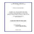 Nghiên cứu thành phần hóa học và hoạt tính sinh học của ba loài thuộc chi bách bộ (stemona) mọc ở Lào