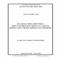 Bất đẳng thức biến phân trên tập điểm bất động của ánh xạ không giãn trong không gian Hilbert