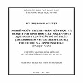 Nghiên cứu thành phần hóa học và hoạt tính sinh học cây na (annona squamosa L.) và cây dủ dẻ trâu (melodorum fruticosum lour) thuộc họ na (annonaceae) ở Việt Nam