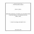 Đời sống kinh tế, văn hóa của người Pu Péo ở huyện Đồng Văn tỉnh Hà Giang (1986-2012)