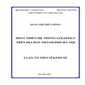 Phát triển hệ thống logistics trên địa bàn Thành phố Hà Nội