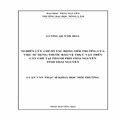 Nghiên cứu chỉ số tác động môi trường của việc sử dụng thuốc bảo vệ thực vật trên cây chè tại Thành phố Thái Nguyên