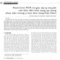 Real - time PCR từ góc độ lý thuyết căn bản đến khả năng áp dụng thực tiễn trong y học lâm sàng Việt Nam