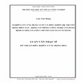 Nghiên cứu ứng dụng vi xử lý điều khiển hệ truyền động biến tần - động cơ trong công nghệ cân băng định lượng của dây chuyền sản xuất xi măng